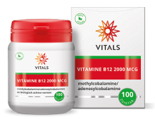 Vitals Vitamine B12 2000mcg 100 tabletten