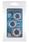 Eros Stay Hard Cock Rings Natural Jelly 3st