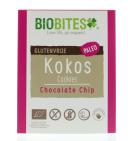 Biobites Kokosbites Chocolate Chip Glutenvrij Bio 65g