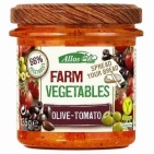 Allos Farm vegetables tomaat & olijf 135g