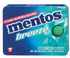 Mentos Gum Breeze Mint 12st