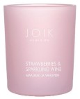 joik Vegan Geurkaars Strawberry & Sparkling Wine 150g