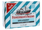 Fishermansfriend Spearmint Suikervrij 3x25g