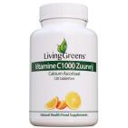 Livinggreens Vitamine C 1000 Calcium Ascorbaat 120 Tabletten