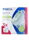 Brita Style Eco Waterfilterkan Groen + 3 Maxtra Filterpatronen 2,4 L