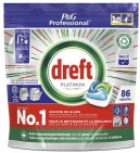 Dreft Platinum Vaatwastabletten All-in-1 Regular 86 capsules