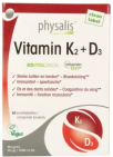 Physalis Vitamine K2 + D3 60 tabletten