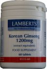Lamberts Ginseng Koreaans 60 tabletten