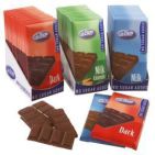De Bron Chocolade melk amandel tablet suikervrij 1st