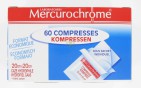 Mercurochrome Kompressen 20x20cm 60 stuks