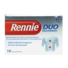 Rennie Duo 18 kauwtabletten 