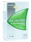 Nicorette Nicotine Kauwgom Classic 2mg 105 stuks