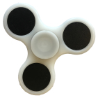 Fidget Spinner Wit / Zwart 1 stuk