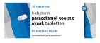 Leidapharm Paracetamol Ovaal 500mg 20 tabletten