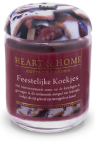 Heart & Home Middelgrote Geurkaars - Feestelijke Koekjes 1st