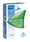 Nicorette Nicotine Kauwgom Menthol Mint 2mg  30 stuks