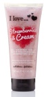I Love Cosmetics Exfoliating Shower Smoothie Strawberries & Cream 200ml