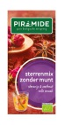 Piramide Sterrenmix Zonder Munt Thee  20stuks