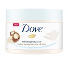 Dove Body Scrub Macadamia & Rice Milk 225ml