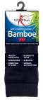 Lucovitaal Bamboe Sok Lang Blauw 35-38 1 paar