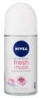 Nivea Deodorant Roller Fresh Musk 50 Ml