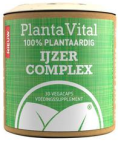 plantavital IJzer complex - 100% plantaardig 30 vegetarische capsules