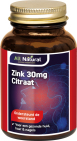 All Natural Zink citraat 30mg 60tb