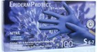 EpidermProtect Nitriel Onderzoekhandschoen Poedervrij S Blauw 100st
