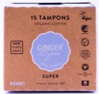 Ginger Organic Tampons Super Bio 15st