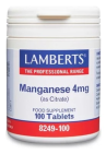 Lamberts Mangaan (Manganese) 4 mg 100tb