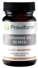 Proviform Vitamine D3 25 mcg 100sft