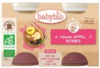 Babybio Dessert Appel Bosbes Bio 2x130g