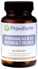 Proviform Vitamine K2 100mcg & D3 75mcg 60 Vegicapsules