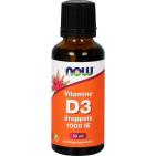 Now Vitamine D3 druppels 1000IE 30ml