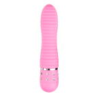 Easytoys Mini Vibrator Geribbeld Roze 1 Stuk