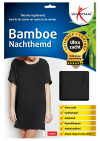 Lucovitaal Nachthemd Bamboe -s- Korte Mouw Zwart 1 Stuk 1 stuk