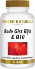Golden Naturals Rode Gist Rijst & Q10 240 veganistische tabletten
