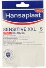Hansaplast Pleisters Sensitive XXL Steriel 5 stuks