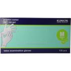 Klinion Onderzoekshandschoen prot latex M poedervrij 100st
