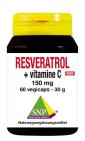 SNP Resveratrol + Vitamine C 150 MG Puur 60 Vegetarische Capsules