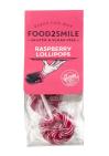 food2smile Raspberry Lollipops Suiker- Gluten- Lactosevrij 5 Stuks