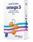 Arctic Blue Kids Omega-3 Gummies DHA en EPA met vitamine D met aardbei/citrussmaak 30stuks
