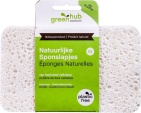 greenhub Natuurlijke Sponslapjes Van Houtvezel Cellulose. Pl 2 Stuks