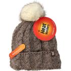 heat holders Ladies turnover cable hat fawn 1st