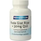 Nova Vitae Rode gist rijst + 30mg Q10 60vc