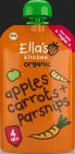 ella's kitchen Apples carrots & parsnips 4+ maanden knijpz bio 120G