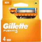 Gillette Fusion mesjes base 4 Stuks