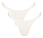 Sloggi Go Casual Dames Tiny Tanga 2 Pack Silk White Maat XXL 1 Stuk