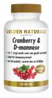 Golden Naturals Cranberry & D-mannose 300 Tabletten