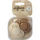 Difrax Lovi Fopspeen Harmony 6-18 Maanden Assorti 2 Stuks